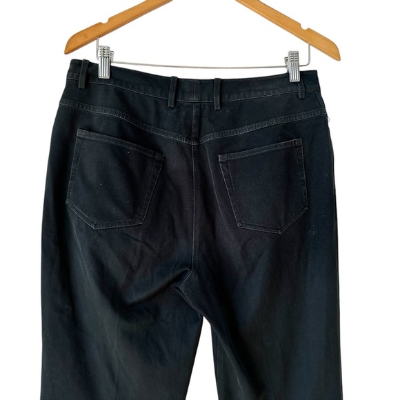 St. John Sport Cotton Blend Black Pants - Picture 6 of 15